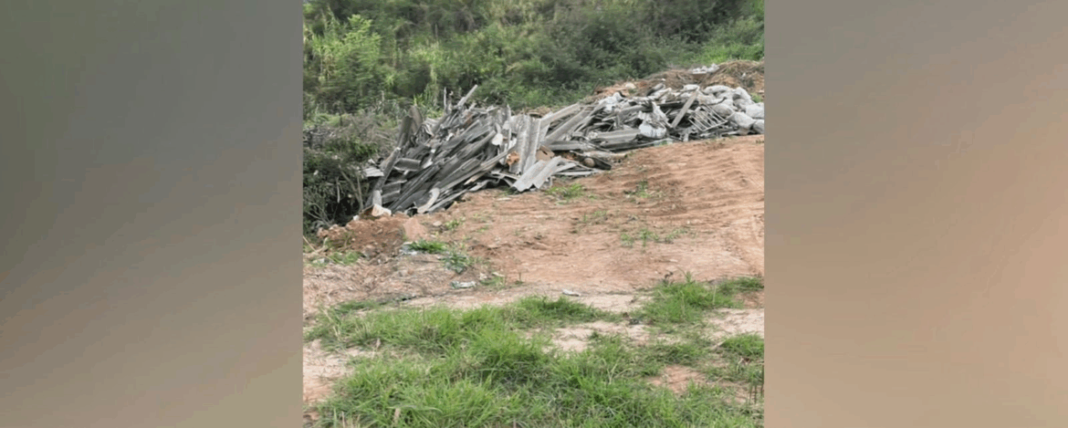 Descarte irregular de entulhos em Mairinque incomoda moradores Descarte irregular de entulhos em Mairinque incomoda moradores