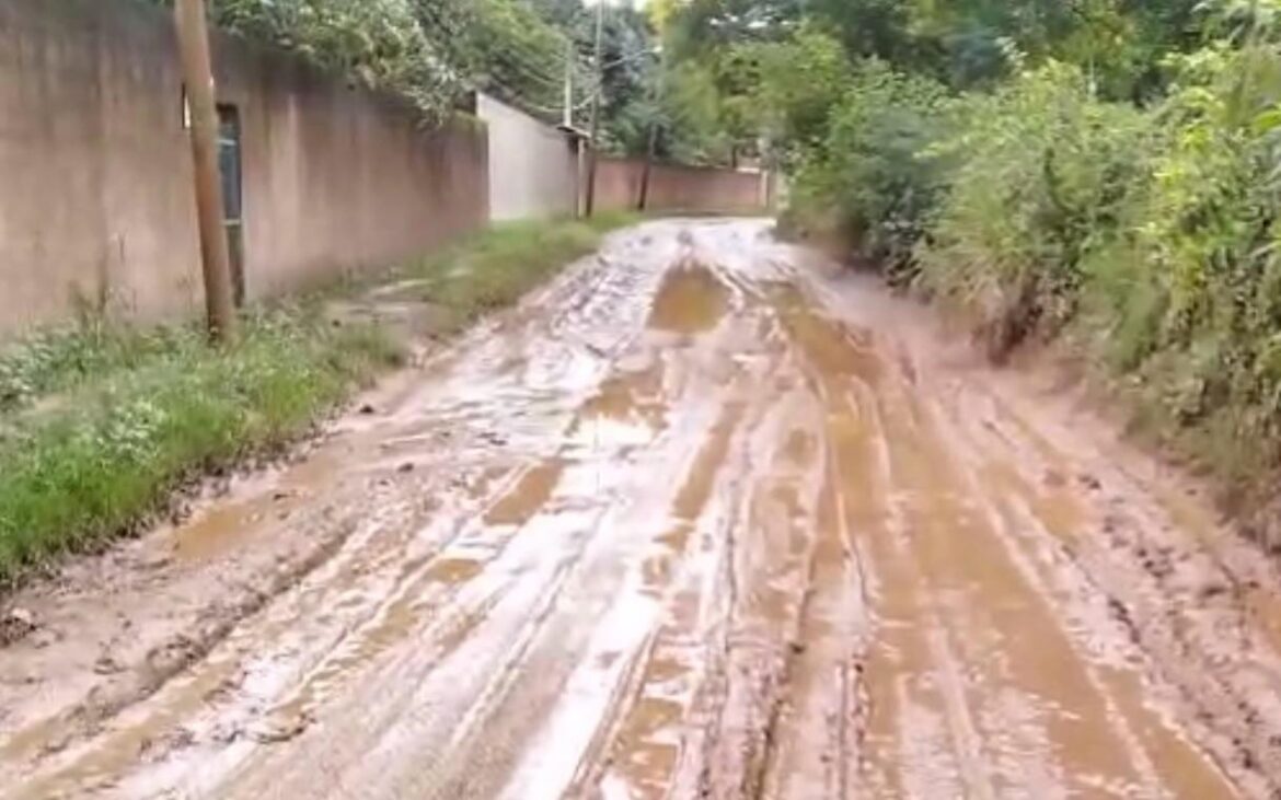 Moradora de Araçariguama relata falta de cuidado nas ruas do bairro Santa Ella