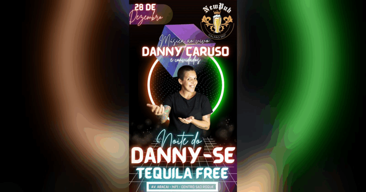 Galpão 360 recebe Danny Caruso no último evento do ano Galpão 360 recebe Danny Caruso no último evento do ano