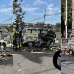 Kombi pega fogo na manhã desta quinta-feira (10) e não registra feridos em Sorocaba